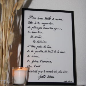 affiches desir dame