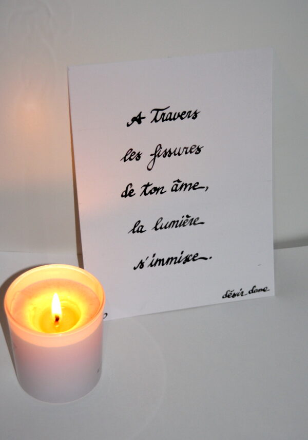 A travers les fissures de ton âme, la lumière s’immisce – Image 2